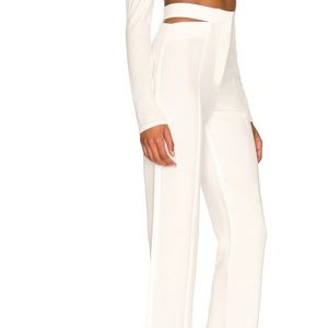 Cut out white pants